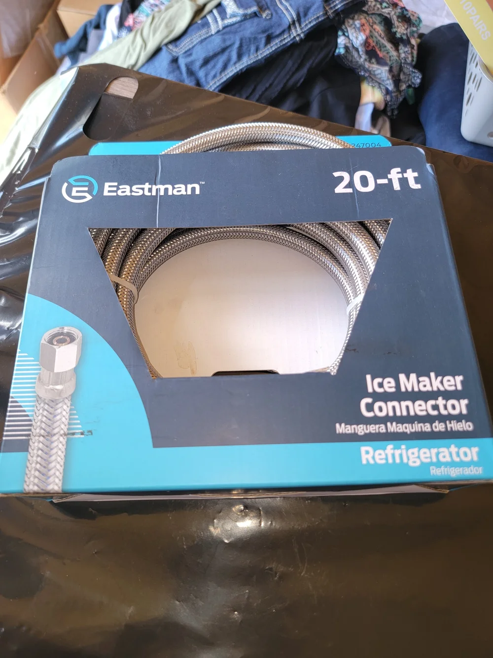 White Water Supply Connector for Ice Maker